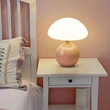 Cream Mushroom-Shaped LED Table Lamp – Adjustable Color Temperatures