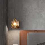 Handblown Glass Pendant Light – Vintage-Style Ceiling Fixture in 4 Artistic Shapes