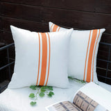 Striped Outdoor Throw Pillow Covers – Waterproof Decorative Cushion Case for Patio or Sofa